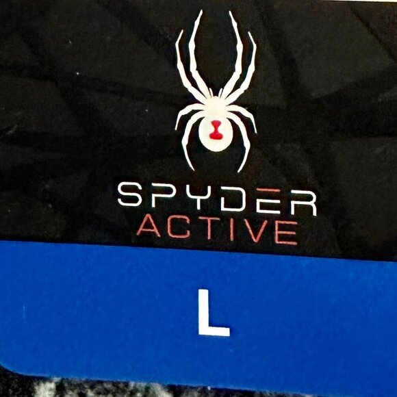 New Spyder Fleece Active Pullover Women's Size L Half Zip Thumbhole Slits Soft - Picture 14 of 16